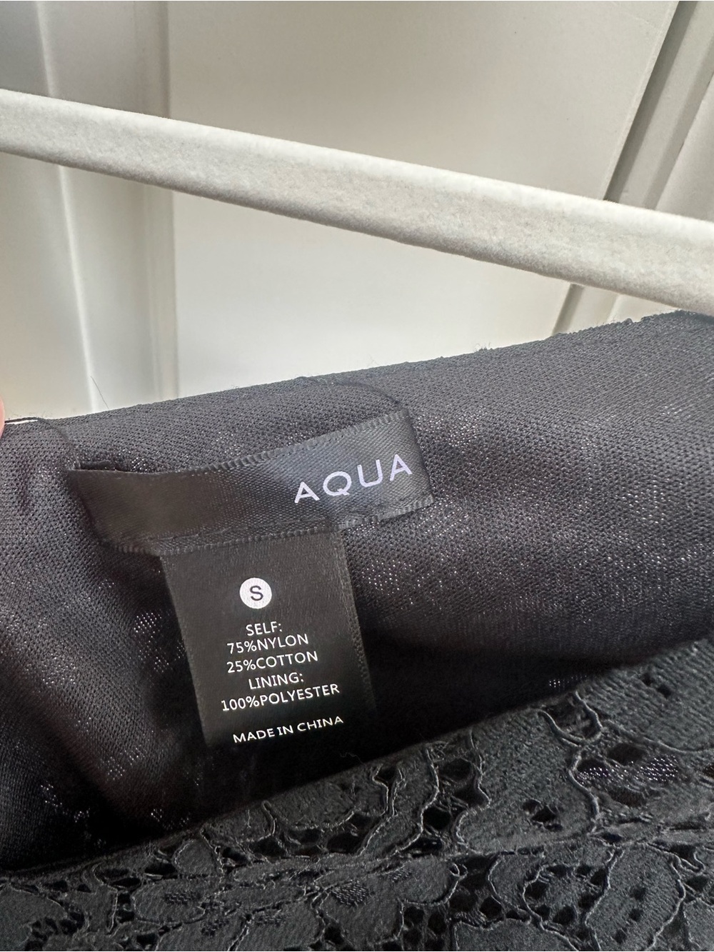 Aqua Black Lace Cocktail Dress - Picture 2 of 3